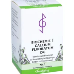 BIOCHEMIE 1 Calcium fluoratum D 6 Tabletten 500 St