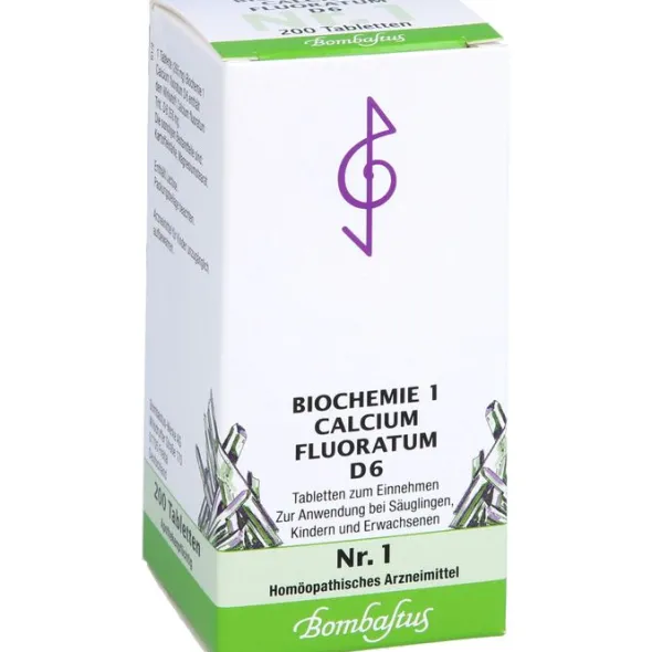 BIOCHEMIE 1 Calcium fluoratum D 6 Tabletten 200 St