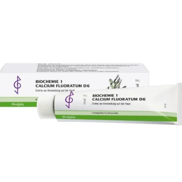 BIOCHEMIE 1 Calcium fluoratum D 6 Creme 100 ml
