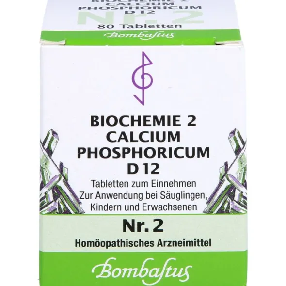 BIOCHEMIE 2 Calcium phosphoricum D 12 Tabletten 80 St
