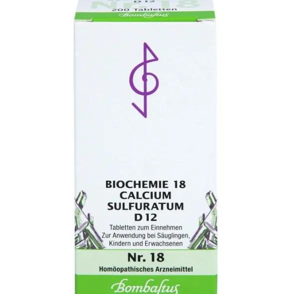 BIOCHEMIE 18 Calcium sulfuratum D 12 Tabletten 200 St