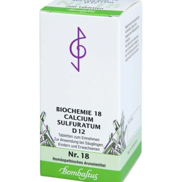 BIOCHEMIE 18 Calcium sulfuratum D 12 Tabletten 200 St