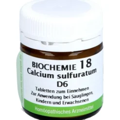 BIOCHEMIE 18 Calcium sulfuratum D 6 Tabletten 80 St