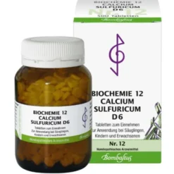 BIOCHEMIE 12 Calcium sulfuricum D 6 Tabletten 500 St