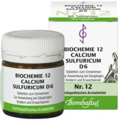 BIOCHEMIE 12 Calcium sulfuricum D 6 Tabletten 80 St