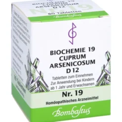 BIOCHEMIE 19 Cuprum arsenicosum D 12 Tabletten 80 St