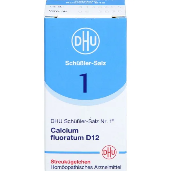 BIOCHEMIE DHU 1 Calcium fluoratum D 12 Globuli 10 g