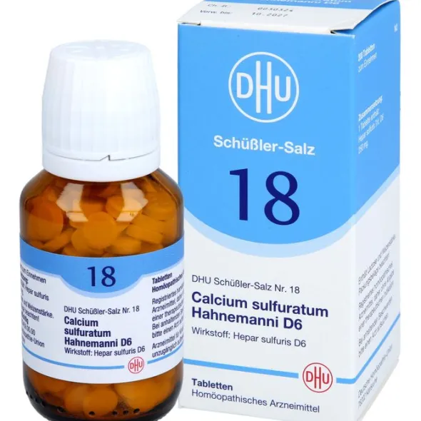 BIOCHEMIE DHU 18 Calcium sulfuratum D 6 Tabletten 200 St