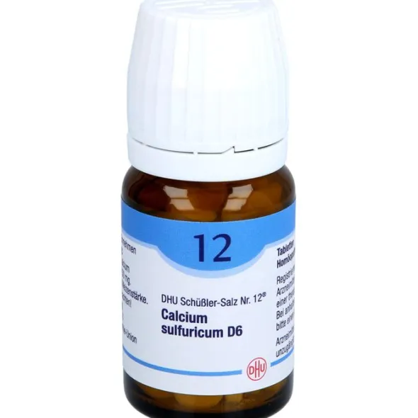 BIOCHEMIE DHU 12 Calcium sulfuricum D 6 Tabletten 80 St