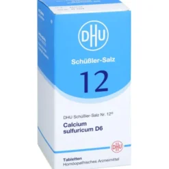 BIOCHEMIE DHU 12 Calcium sulfuricum D 6 Tabletten 420 St