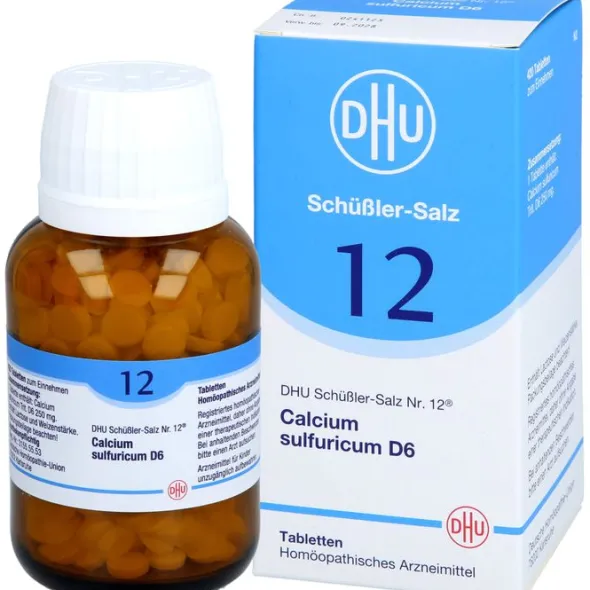 BIOCHEMIE DHU 12 Calcium sulfuricum D 6 Tabletten 420 St