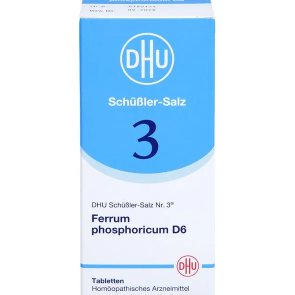 BIOCHEMIE DHU 3 Ferrum phosphoricum D 6 Tabletten 200 St