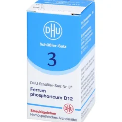 BIOCHEMIE DHU 3 Ferrum phosphoricum D 12 Globuli 10 g