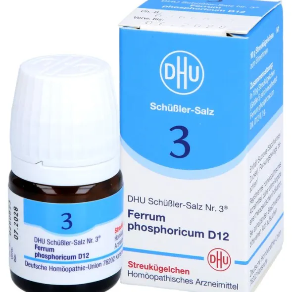 BIOCHEMIE DHU 3 Ferrum phosphoricum D 12 Globuli 10 g