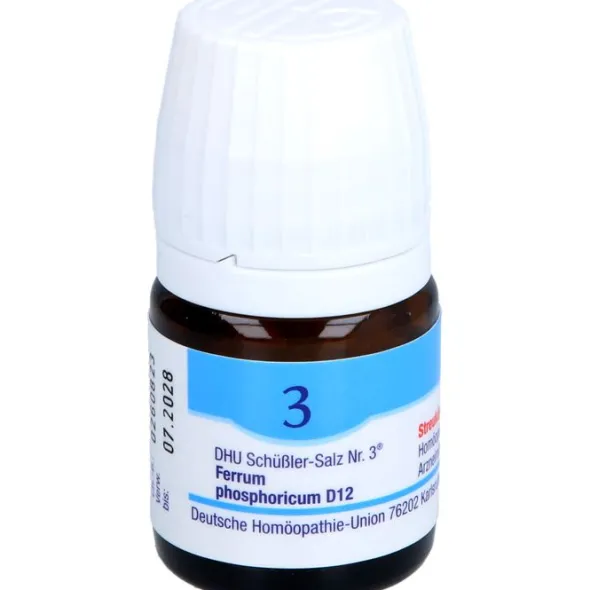 BIOCHEMIE DHU 3 Ferrum phosphoricum D 12 Globuli 10 g