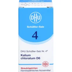 BIOCHEMIE DHU 4 Kalium chloratum D 6 Globuli 10 g