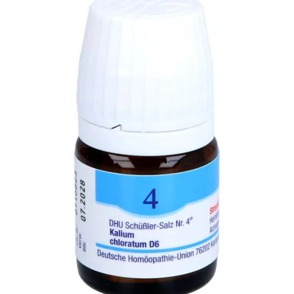 BIOCHEMIE DHU 4 Kalium chloratum D 6 Globuli 10 g