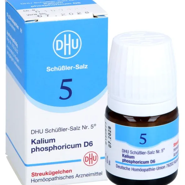 BIOCHEMIE DHU 5 Kalium phosphoricum D 6 Globuli 10 g