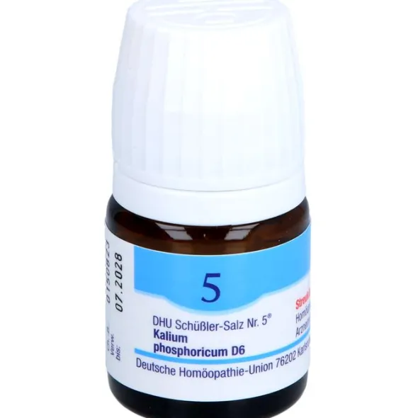 BIOCHEMIE DHU 5 Kalium phosphoricum D 6 Globuli 10 g