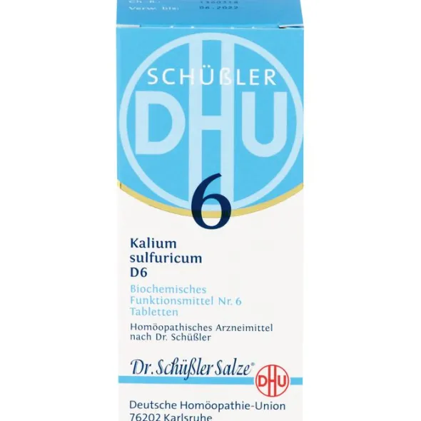 BIOCHEMIE DHU 6 Kalium sulfuricum D 6 Tabletten 200 St
