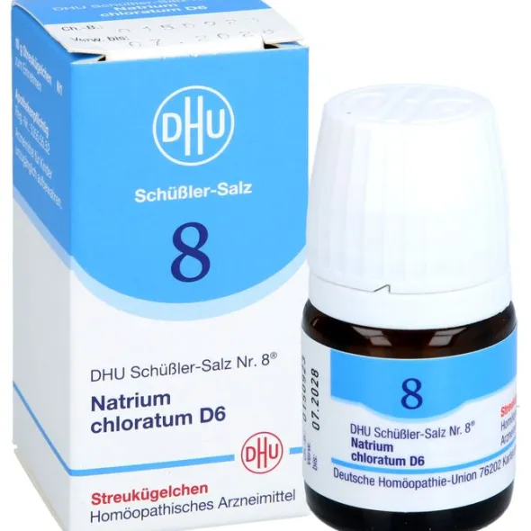 BIOCHEMIE DHU 8 Natrium chloratum D 6 Globuli 10 g