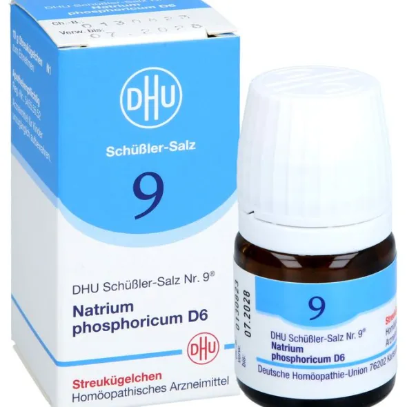BIOCHEMIE DHU 9 Natrium phosphoricum D 6 Globuli 10 g