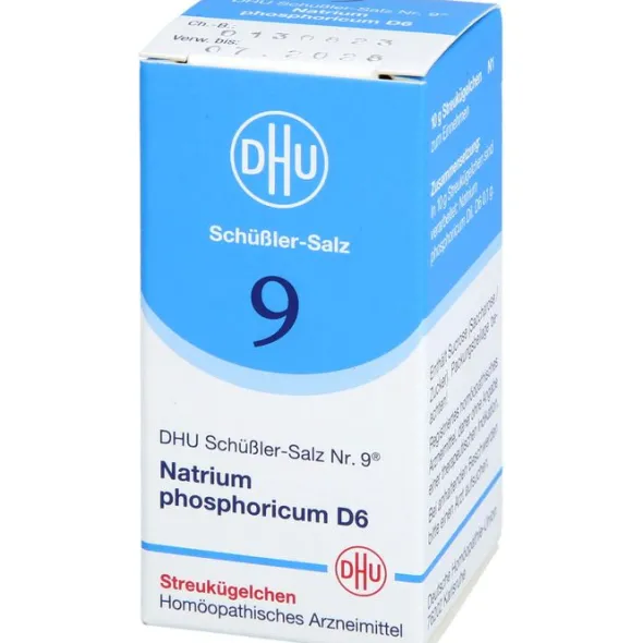 BIOCHEMIE DHU 9 Natrium phosphoricum D 6 Globuli 10 g
