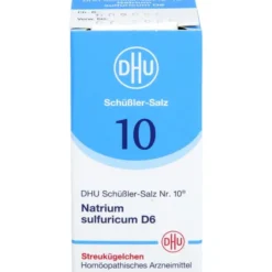 BIOCHEMIE DHU 10 Natrium sulfuricum D 6 Globuli 10 g