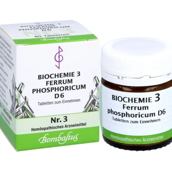 BIOCHEMIE 3 Ferrum phosphoricum D 6 Tabletten 80 St