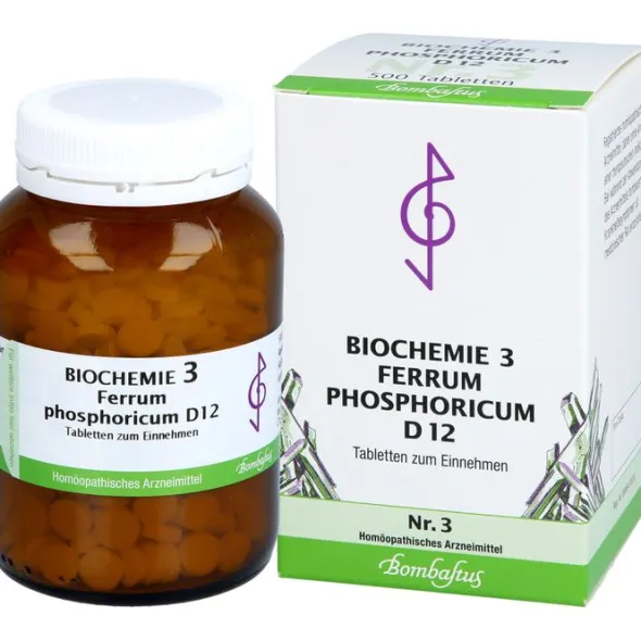 BIOCHEMIE 3 Ferrum phosphoricum D 12 Tabletten 500 St