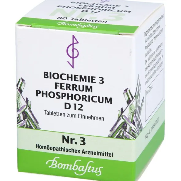 BIOCHEMIE 3 Ferrum phosphoricum D 12 Tabletten 80 St