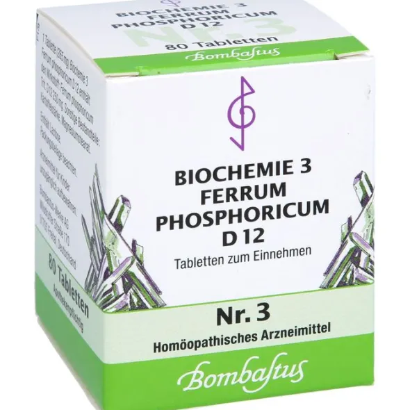 BIOCHEMIE 3 Ferrum phosphoricum D 12 Tabletten 80 St