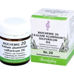 BIOCHEMIE 20 Kalium aluminium sulfuricum D 6 Tabl. 80 St