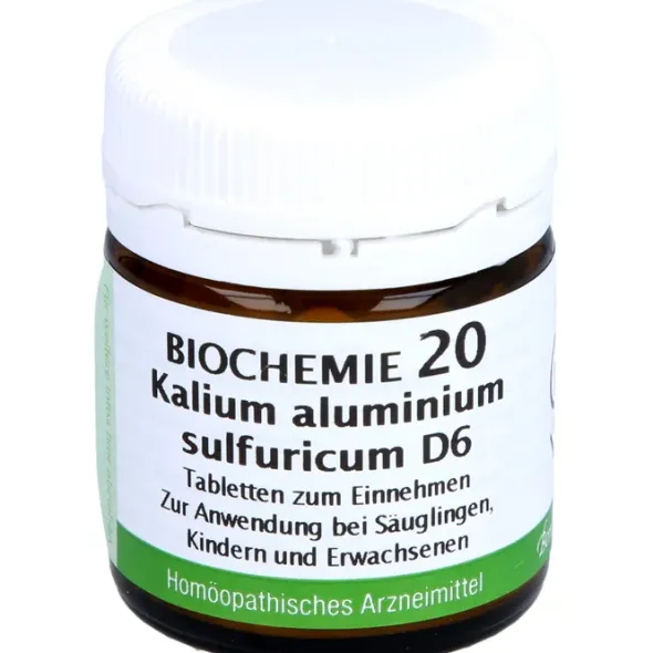 BIOCHEMIE 20 Kalium aluminium sulfuricum D 6 Tabl. 80 St