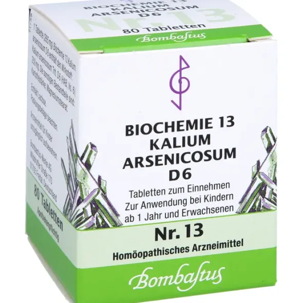 BIOCHEMIE 13 Kalium arsenicosum D 6 Tabletten 80 St
