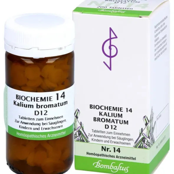 BIOCHEMIE 14 Kalium bromatum D 12 Tabletten 200 St