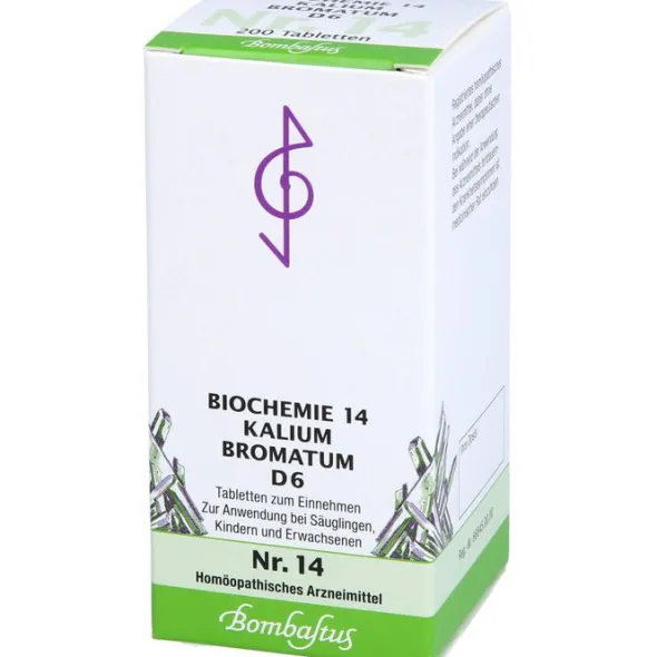 BIOCHEMIE 14 Kalium bromatum D 6 Tabletten 200 St