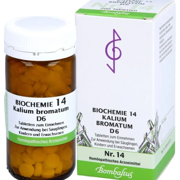 BIOCHEMIE 14 Kalium bromatum D 6 Tabletten 200 St