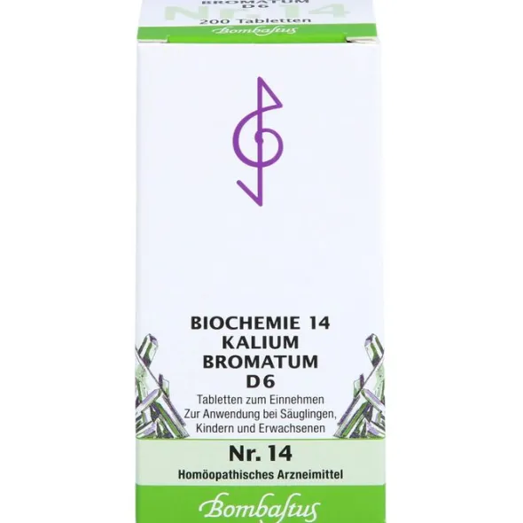 BIOCHEMIE 14 Kalium bromatum D 6 Tabletten 200 St