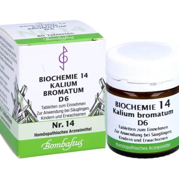 BIOCHEMIE 14 Kalium bromatum D 6 Tabletten 80 St