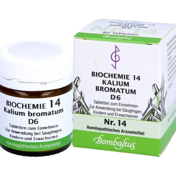 BIOCHEMIE 14 Kalium bromatum D 6 Tabletten 80 St