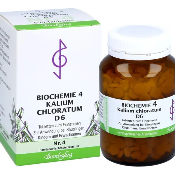 BIOCHEMIE 4 Kalium chloratum D 6 Tabletten 500 St