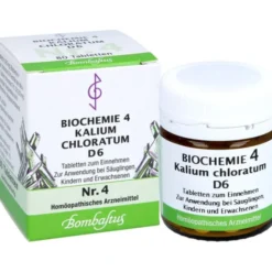 BIOCHEMIE 4 Kalium chloratum D 6 Tabletten 80 St