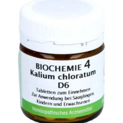BIOCHEMIE 4 Kalium chloratum D 6 Tabletten 80 St