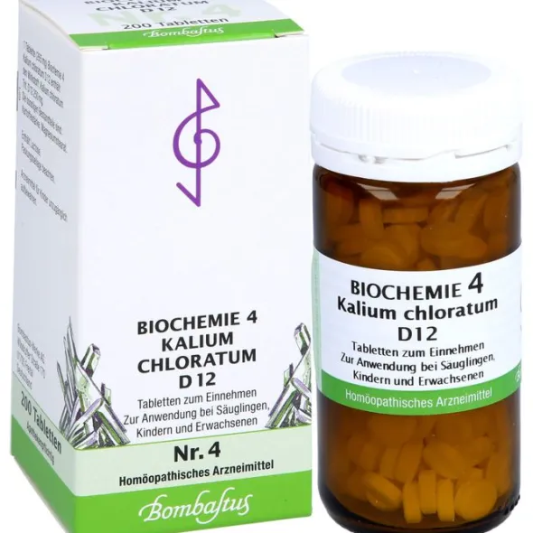 BIOCHEMIE 4 Kalium chloratum D 12 Tabletten 200 St