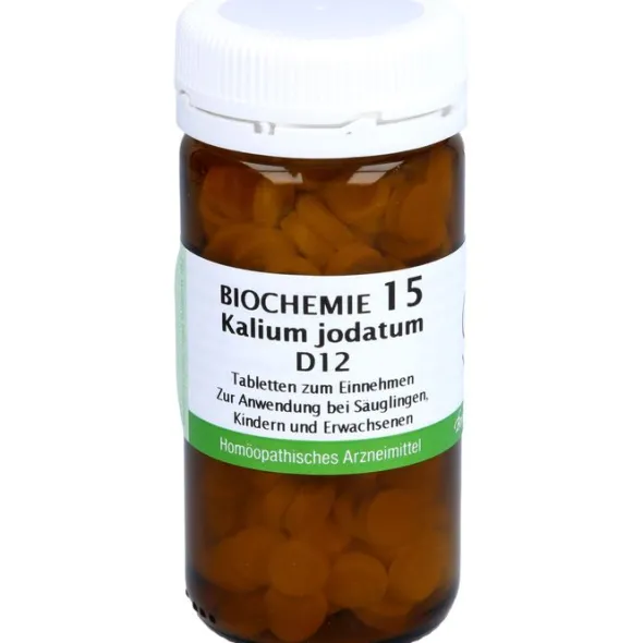 BIOCHEMIE 15 Kalium jodatum D 12 Tabletten 200 St