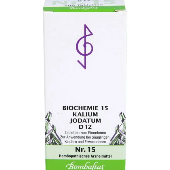 BIOCHEMIE 15 Kalium jodatum D 12 Tabletten 200 St