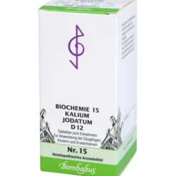BIOCHEMIE 15 Kalium jodatum D 12 Tabletten 200 St