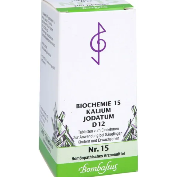 BIOCHEMIE 15 Kalium jodatum D 12 Tabletten 200 St