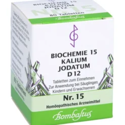 BIOCHEMIE 15 Kalium jodatum D 12 Tabletten 80 St